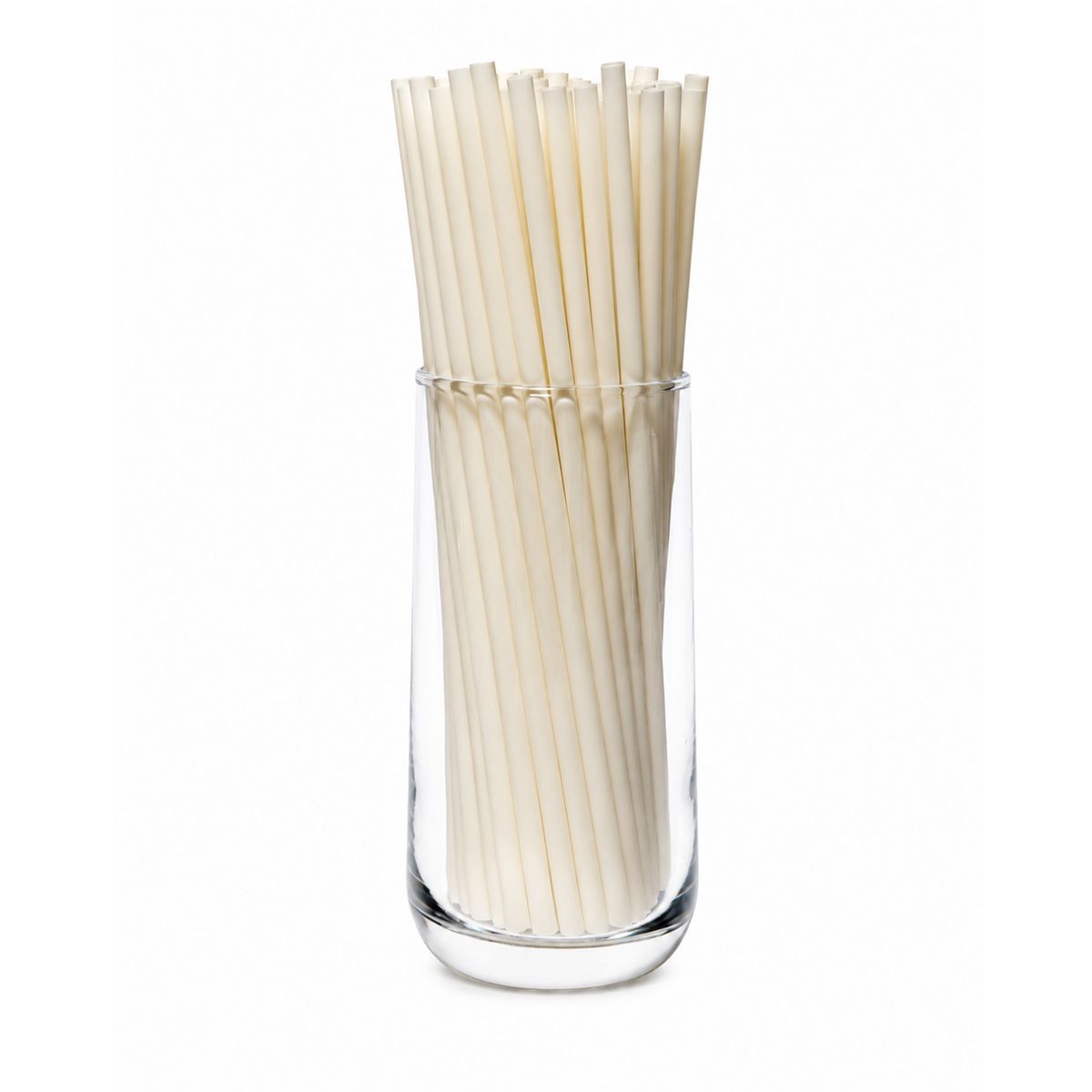 PureStalk 200/500/5000ct Unwrapped 6mm PHA Straws, Standard Size, Eco-Friendly — Made in USA