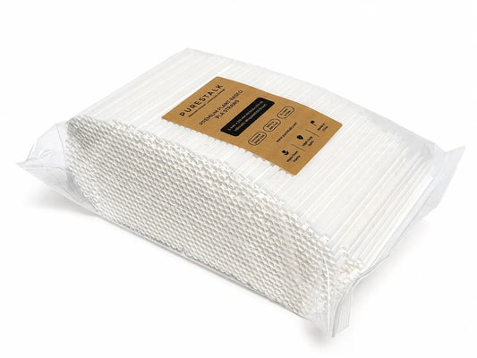 PureStalk 500/1000/10000ct Unwrapped 5mm PLA Straws, Cocktail Size, Eco-Friendly — Made in USA